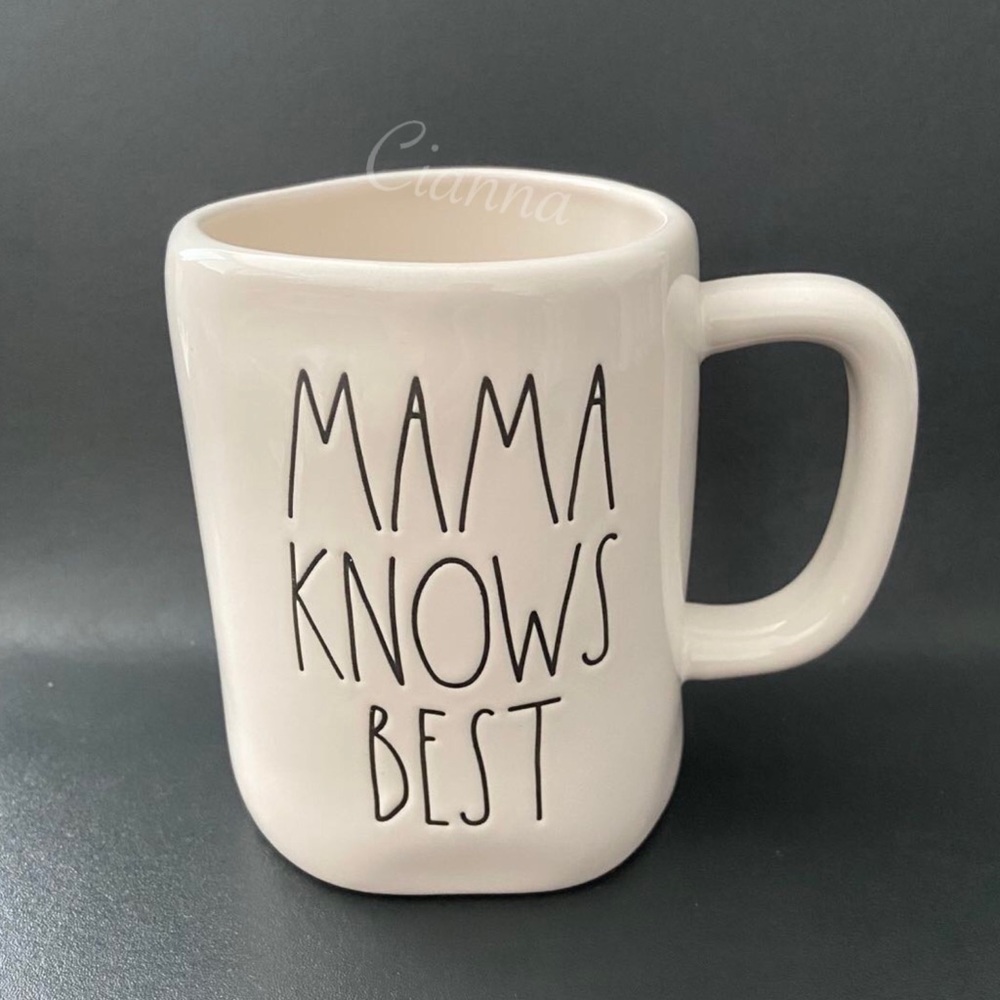 Rae Dunn Mama Knows Best Mug